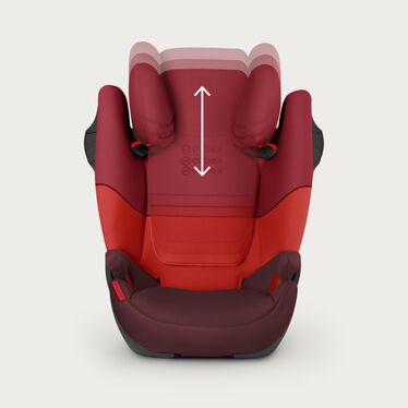 12-position height-adjustable headrest