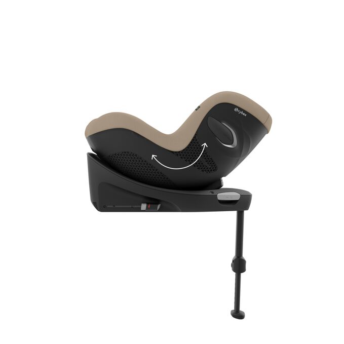 Obrázek CYBEX Gold Sirona G i-Size Toddler Car Seat, který zvýrazňuje funkci Vždy v pohodlné poloze.