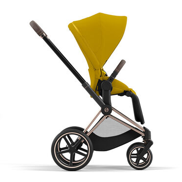 Priam Lux stoelpakket voor een CYBEX Platinum kinderwagen op een Priam frame - Mustard Yellow