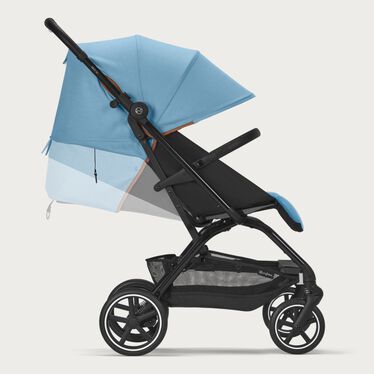 An image of the CYBEX Gold Eezy S+2 Buggy, highlighting the One-Hand Recline feature.