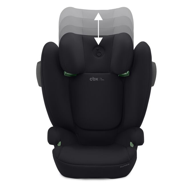 Image du CBX by CYBEX Solution B3 i-Fix Child Car Seat, mettant en avant la fonctionnalité Grandit avec votre enfant.
