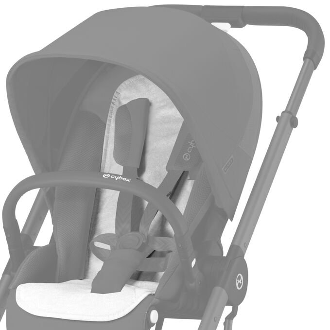An image of the CYBEX Platinum Summer Seat Liner Accessories for Car Seats, highlighting the Designed for a Universal Fit feature.