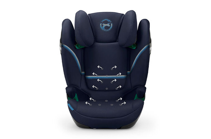 Immagine del CYBEX Gold Solution S i-Fix Child Car Seat che mette in risalto la caratteristica Temperatura corporea ottimale.