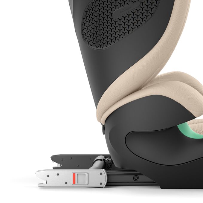 An image of the CYBEX Gold Solution G2 Child Car Seat, highlighting the Assured Safety feature.