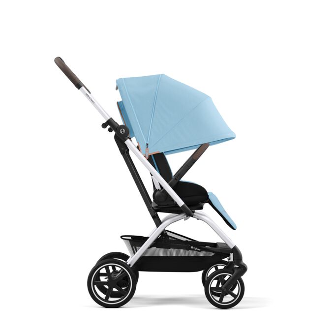 An image of the CYBEX Gold Eezy S Twist+2 2023 Buggy, highlighting the XXL Sun Canopy feature.