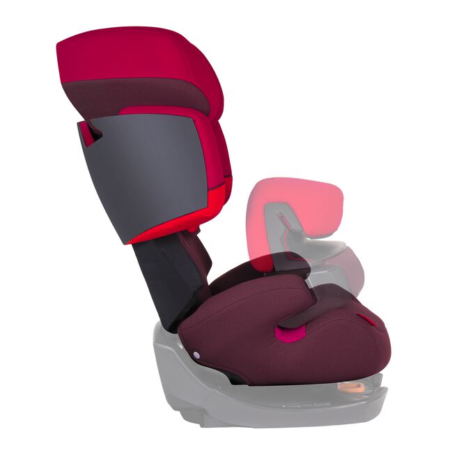 Ein Bild des CYBEX Silver Pallas Toddler Car Seat, das das Merkmal 2-in-1 Sitz hervorhebt.