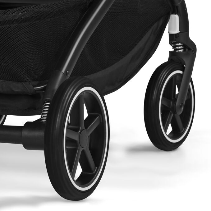 An image of the CYBEX Gold Beezy Buggy, highlighting the All-wheel Suspension feature.