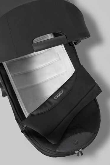 Primo piano del materassino ergonomico della Navicella Richiudibile Lux Carry Cot.