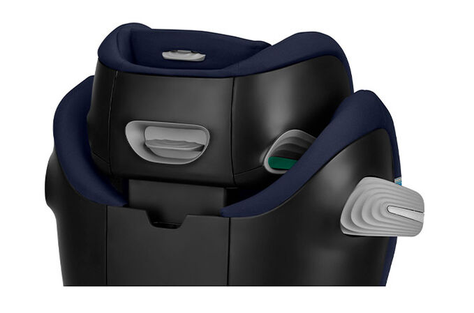 Immagine del CYBEX Gold Solution S i-Fix Child Car Seat che mette in risalto la caratteristica Protezione per l’impatto laterale integrata.