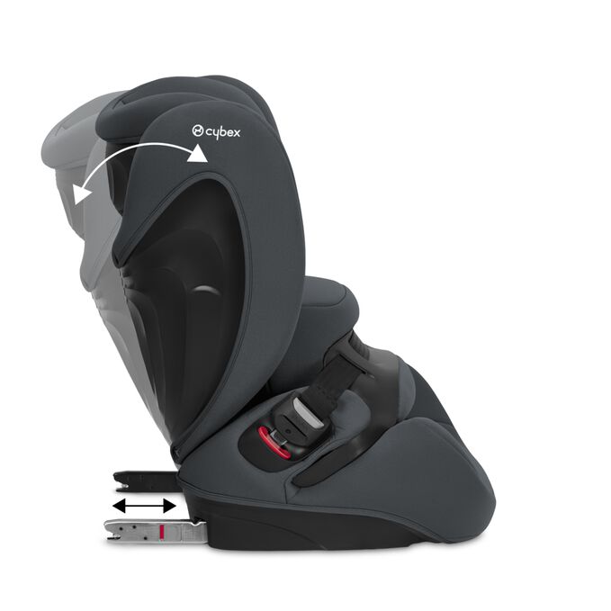 Ein Bild des CYBEX Silver Pallas B i-Size Toddler Car Seat, das das Merkmal Noch bequemer für Ihr Kind hervorhebt.