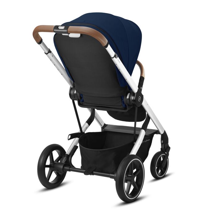An image of the CYBEX Gold Balios S Lux 1 Stroller, highlighting the Adjustable handlebar feature.