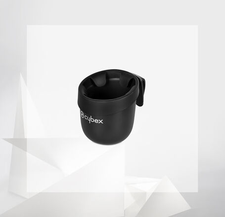 Black Cybex cup holder compatible with Sirona Z2 car seat.