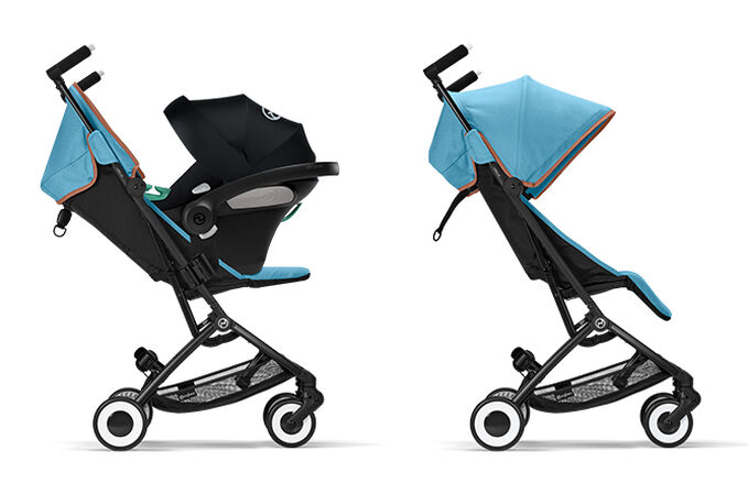 An image of the CYBEX Gold Libelle 2022 Buggy, highlighting the Travel System feature.