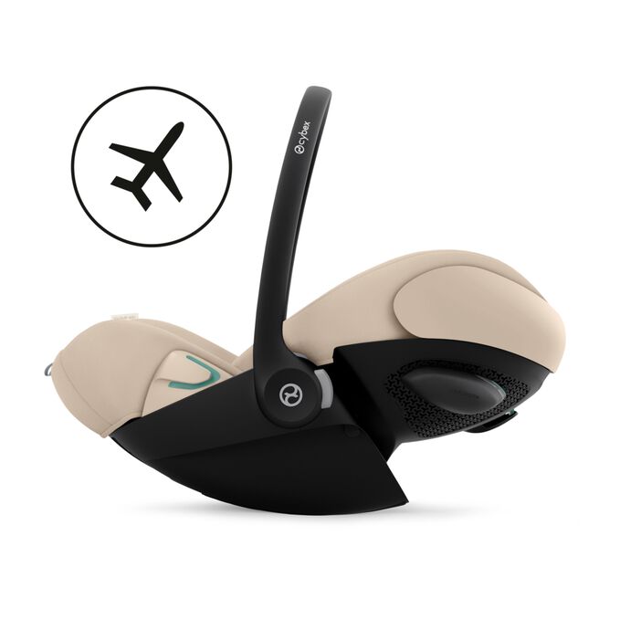 Obrázek CYBEX Gold Cloud G3 Infant Car Seat, který zvýrazňuje funkci Připraven ke startu.