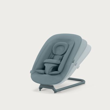 An image of the CYBEX Gold Lemo Bouncer Bouncer, highlighting the Self-bouncing feature.