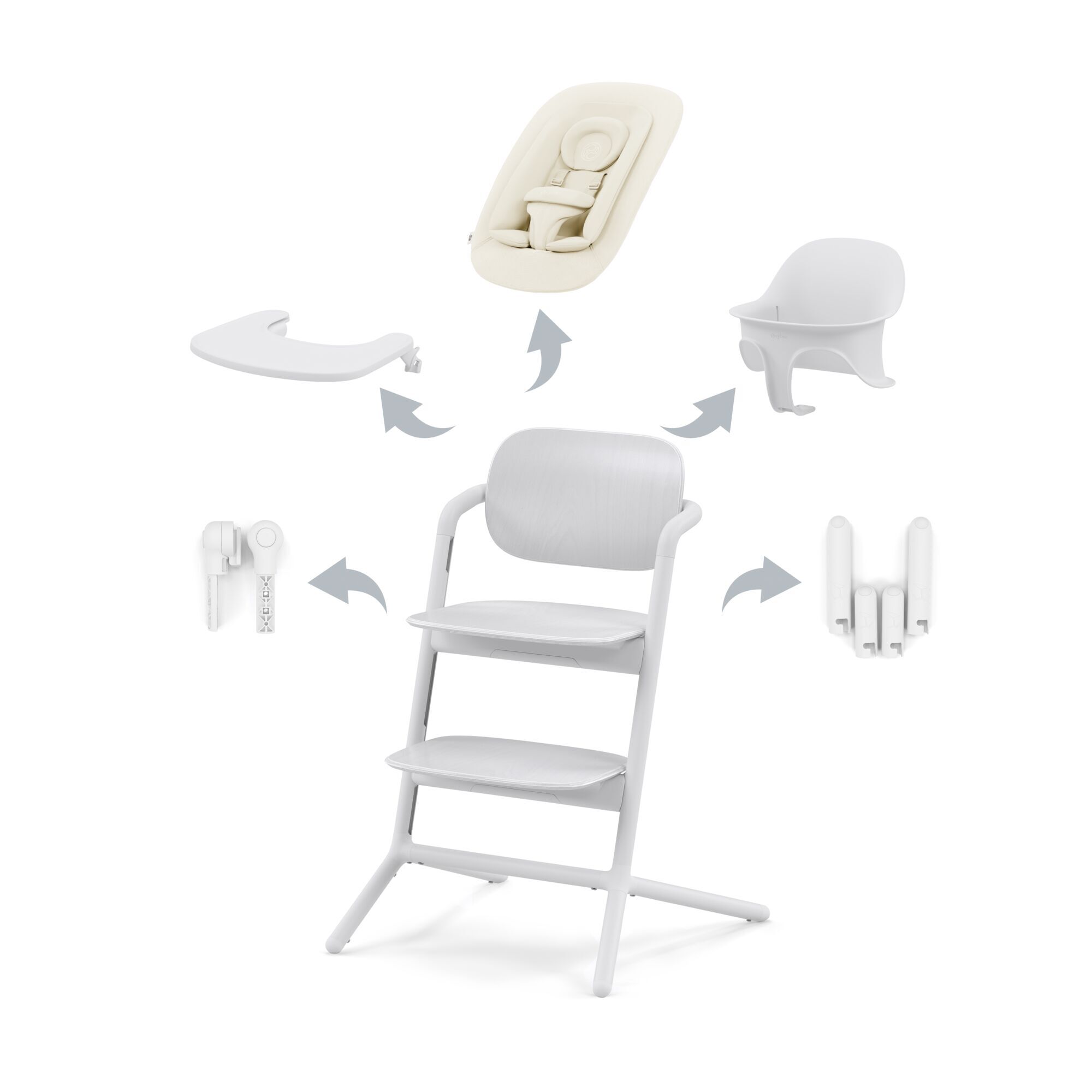 CYBEX Lemo 4-in-1 - All White in All White large-cybex-au image number 1
