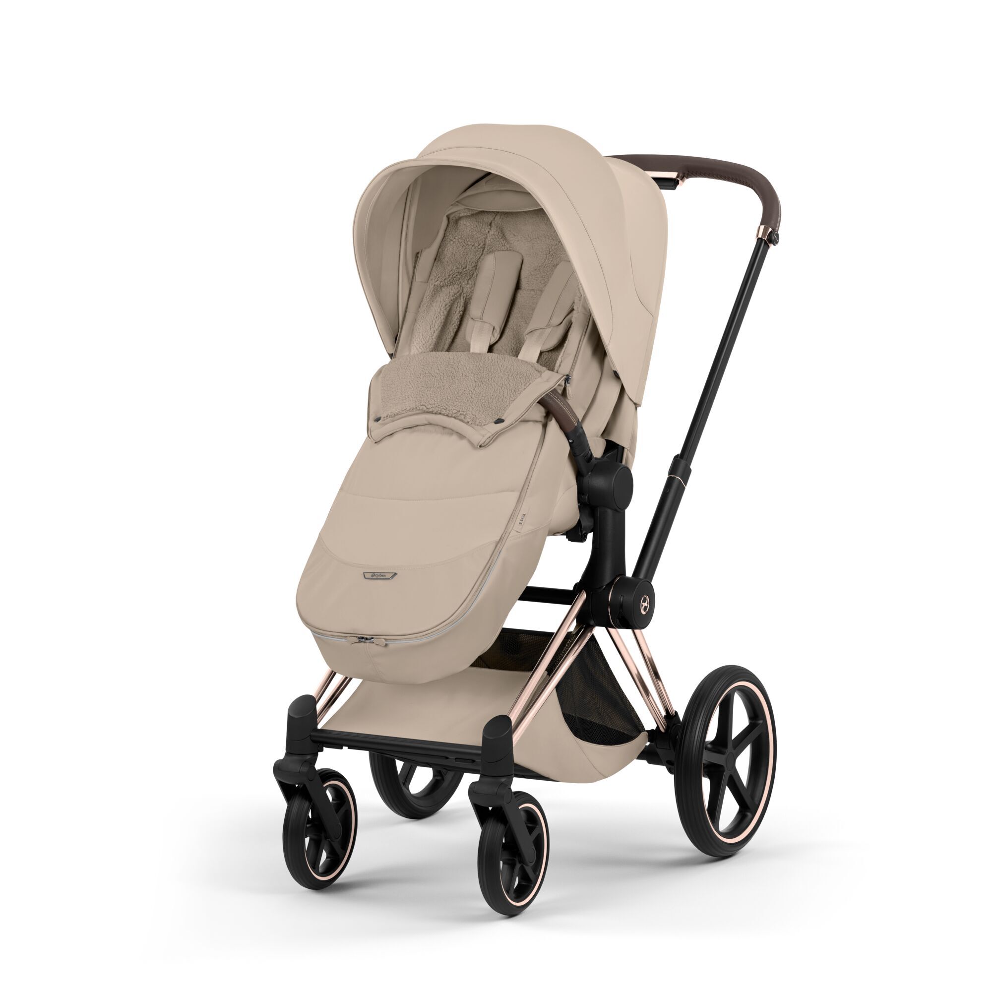CYBEX Platinum Footmuff - Cozy Beige in Cozy Beige large-cybex-neu image number 5