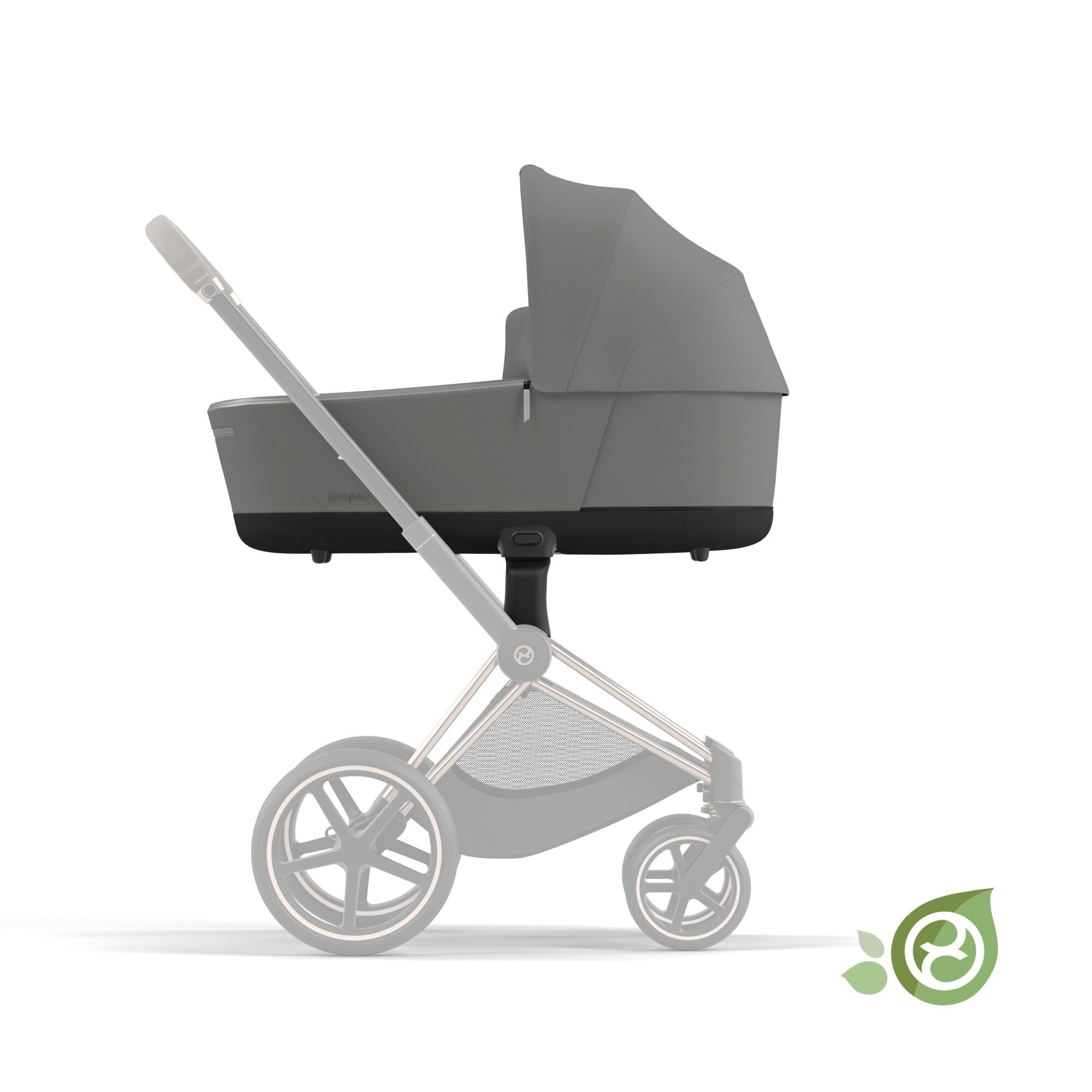 CYBEX Priam Lux Carry Cot- Pearl Grey in Pearl Grey large-cybex-us image number 7 Small