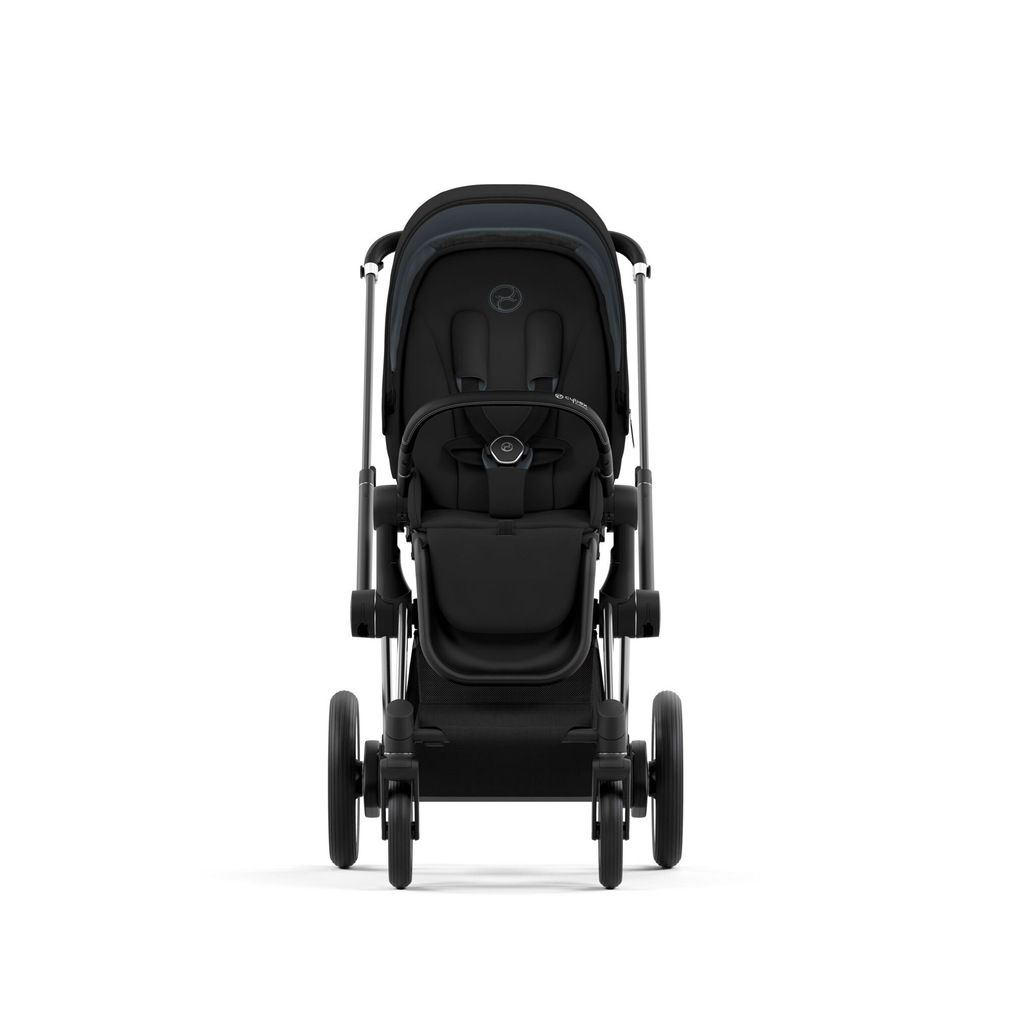 CYBEX e-Priam Frame - Chrome With Black Details in Chrome With Black Details large-cybex-au image number 3 Small