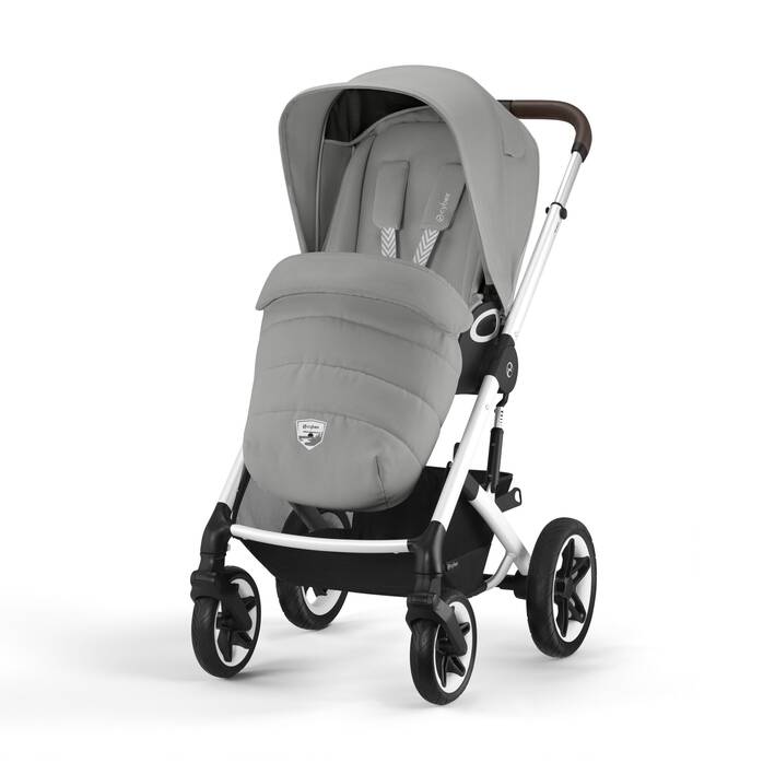 CYBEX Talos S Lux - Stone Grey (Black Frame) in Stone Grey (Silver Frame) image number 1 CYBEX Talos S Lux - Stone Grey (Black Frame) in Stone Grey (Silver Frame) large-cybex-neu image number 1
