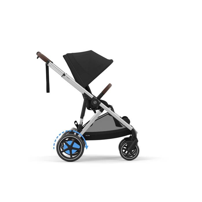 CYBEX e-Gazelle S - Moon Black (Silver Frame) in Moon Black (Silver Frame) large-cybex-us