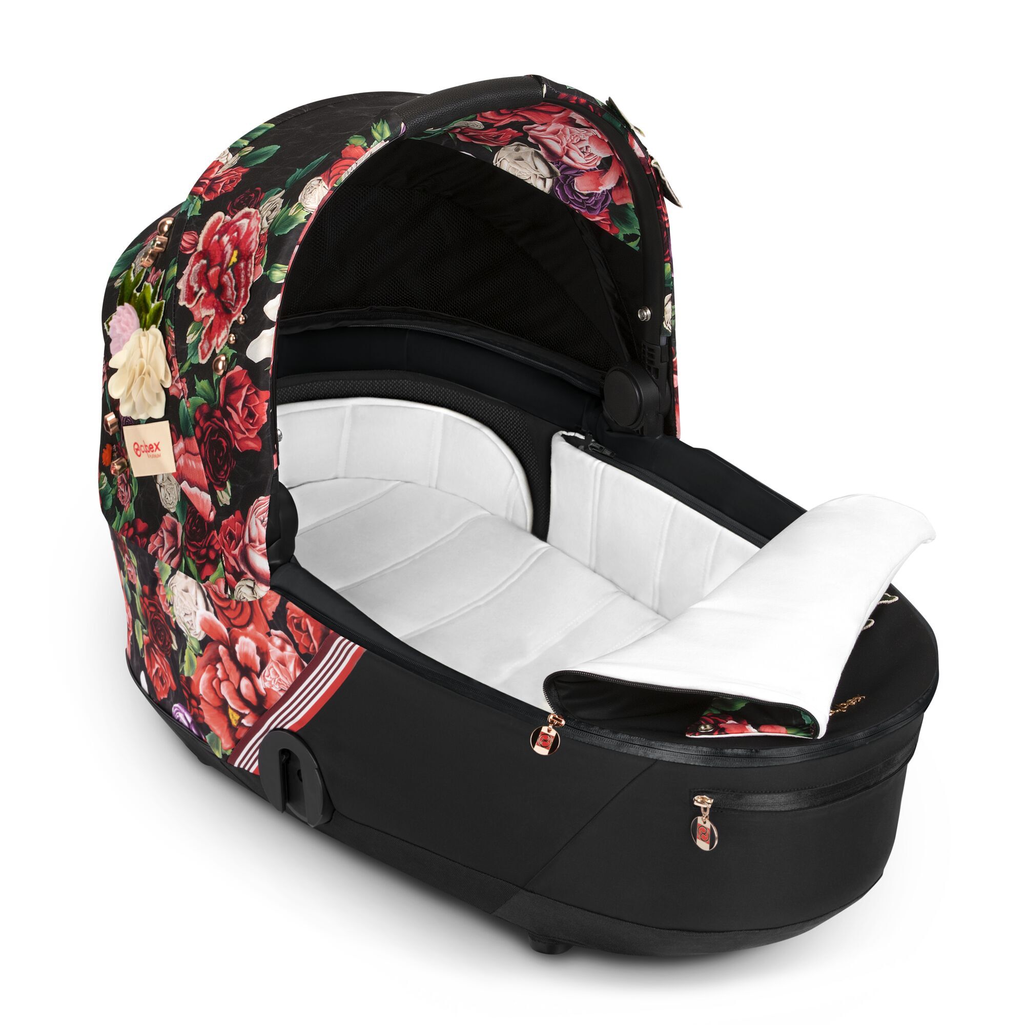 CYBEX Mios Lux Carry Cot - Spring Blossom Dark in Spring Blossom Dark large-cybex-cn image number 2 Small