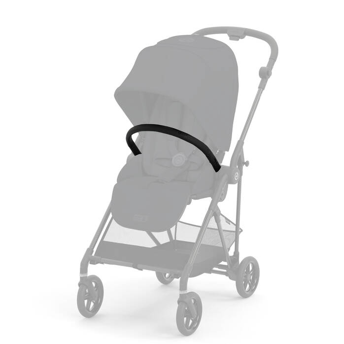 CYBEX Melio Carbon Bumper Bar - Black in Black image number 2 CYBEX Melio Carbon Bumper Bar - Black in Black large-cybex-us image number 2