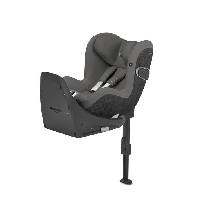 Image shows the combination of several products, sold separately. image number 4 CYBEX Sirona Z2 i-Size - Soho Grey in Soho Grey large-cybex-neu image number 4