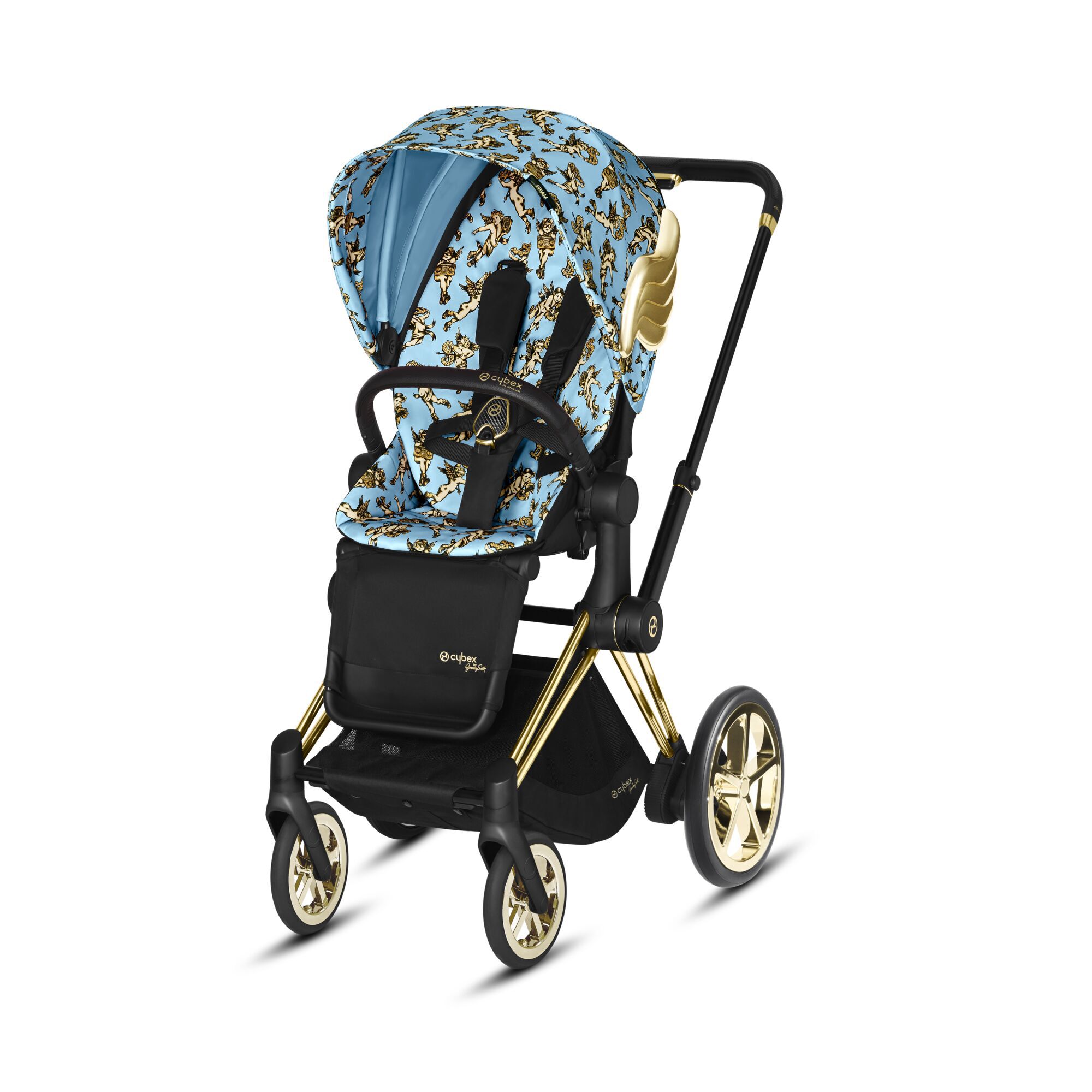 CYBEX e-Priam 1  Jeremy Scott - Cherubs Blue in Cherubs Blue large-cybex-neu image number 1 Small