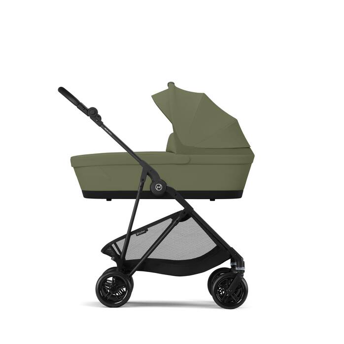 Image shows the combination of several products, sold separately. image number 6 CYBEX Melio Cot - Moss Green in Moss Green large-cybex-neu image number 6