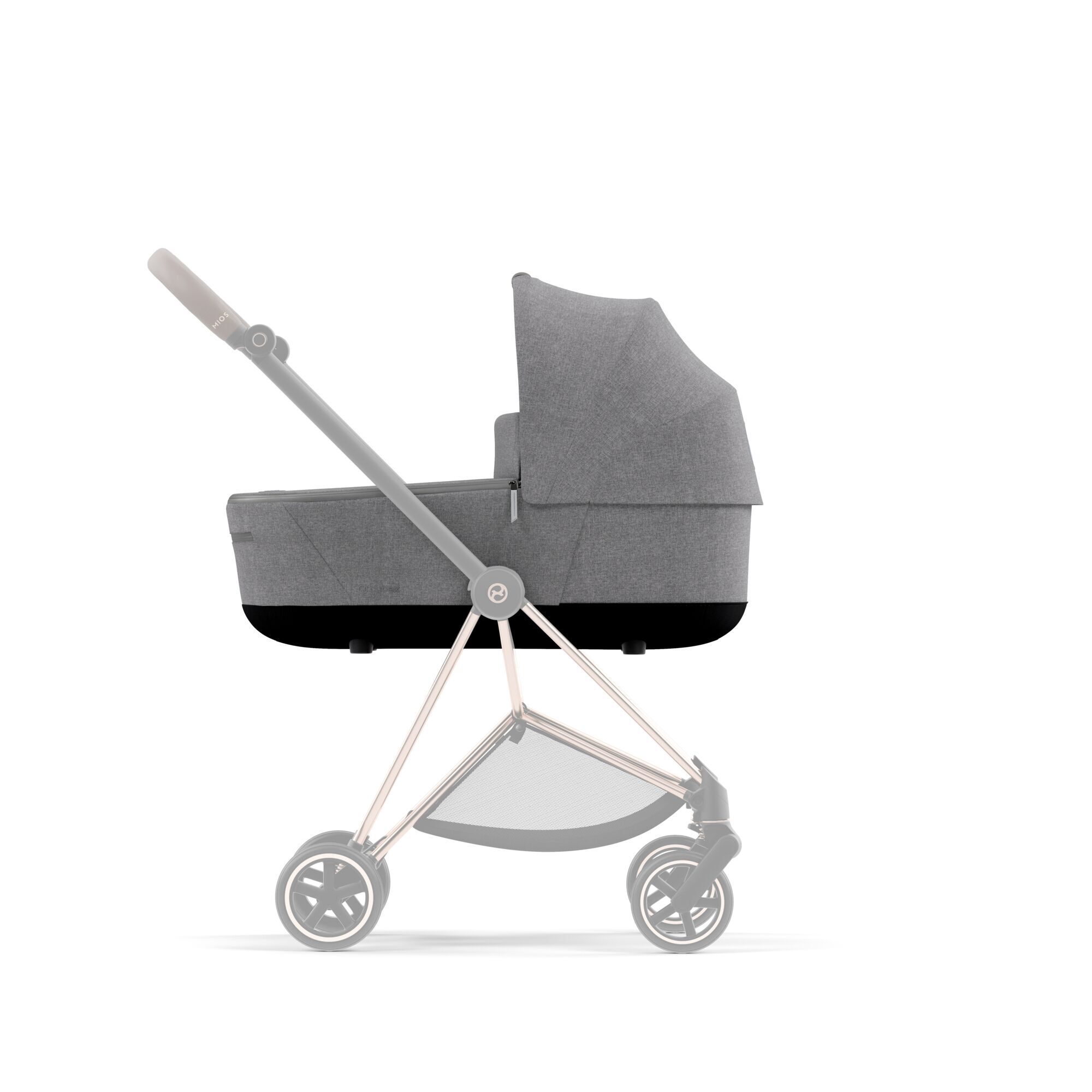 CYBEX Mios Lux Carry Cot - Manhattan Grey Plus in Manhattan Grey Plus large-cybex-gb image number 6 Small