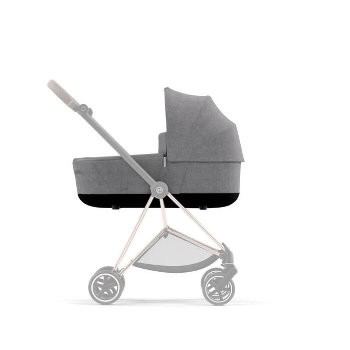 CYBEX Mios Lux Carry Cot - Manhattan Grey Plus in Manhattan Grey Plus image number 6 CYBEX Mios Lux Carry Cot - Manhattan Grey Plus in Manhattan Grey Plus large-cybex-gb image number 6