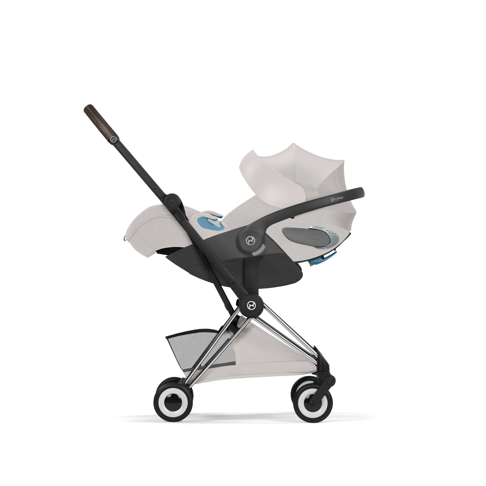 CYBEX Coya - Style Collection - City Grey (Chrome Frame) in City Grey (Chrome Frame) large-cybex-us image number 8