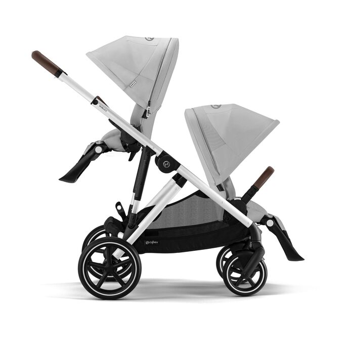 Order the Cybex Gazelle S Twin Stroller - Silver Frame online - Baby Plus