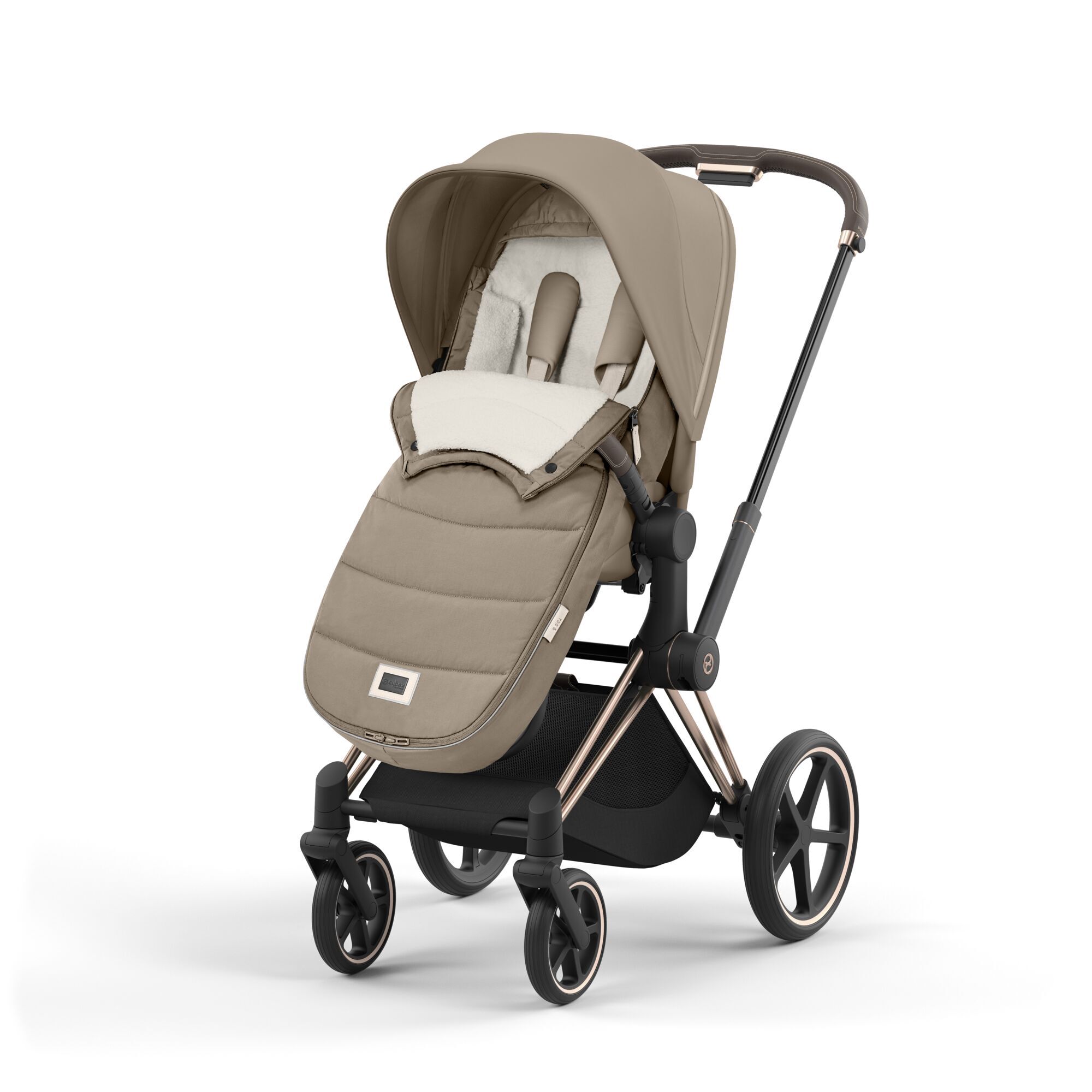 CYBEX Platinum Footmuff - Cozy Beige in Cozy Beige large-cybex-neu image number 5 Small