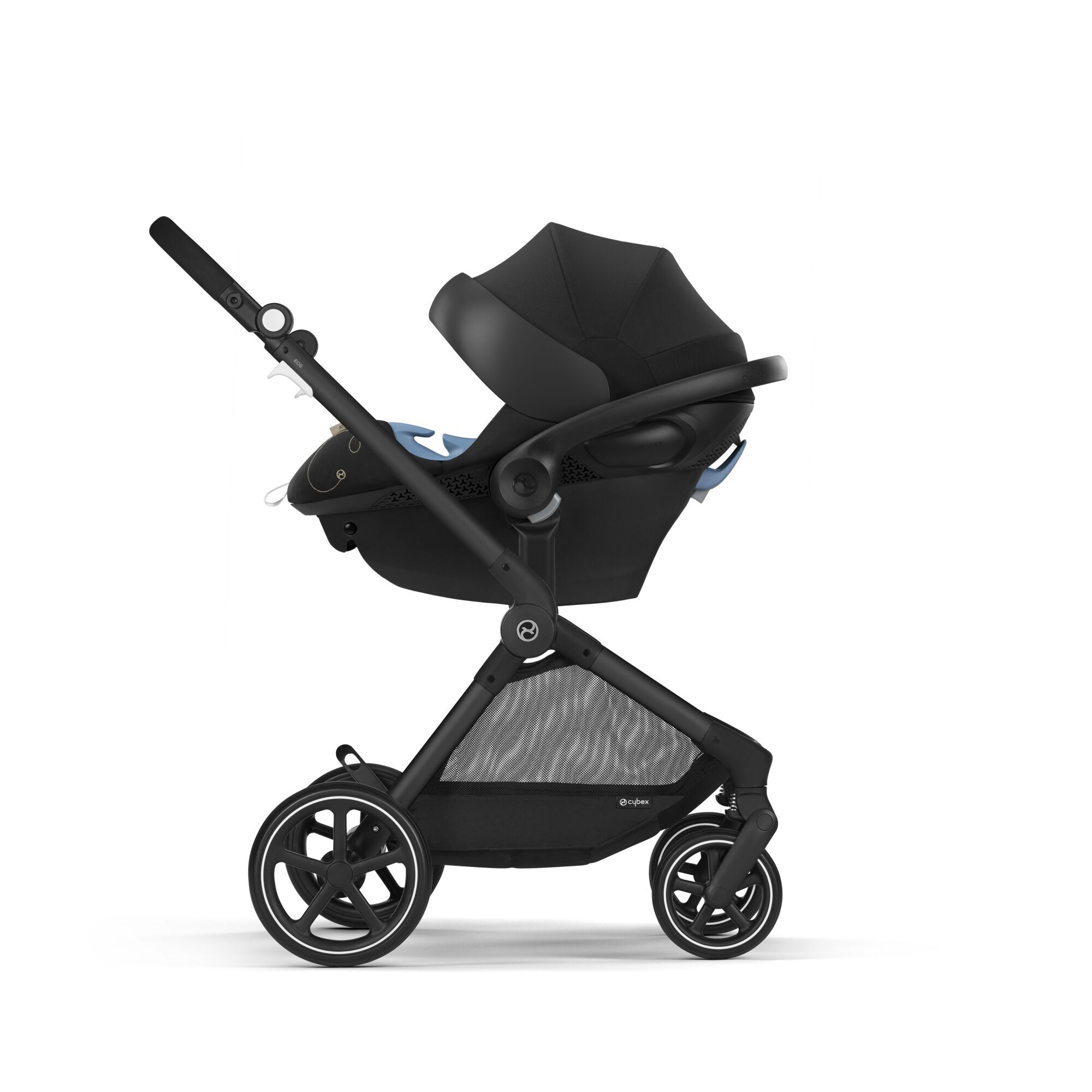 CYBEX Eos Travel System - Moon Black (Black Frame) in Moon Black (Black Frame) large-cybex-ca image number 2 Small