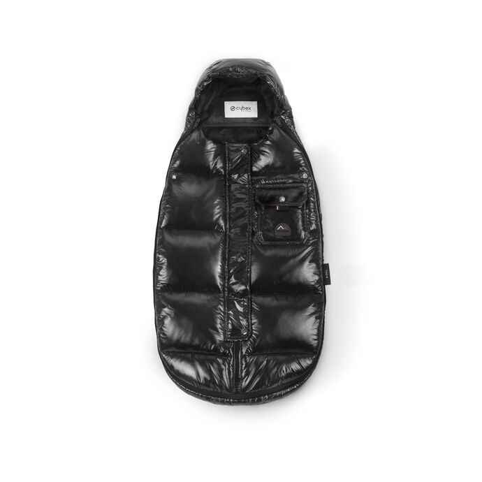 CYBEX Mini saco cobre-pés de inverno Platinum – Deep Black in Deep Black large número da imagem 2