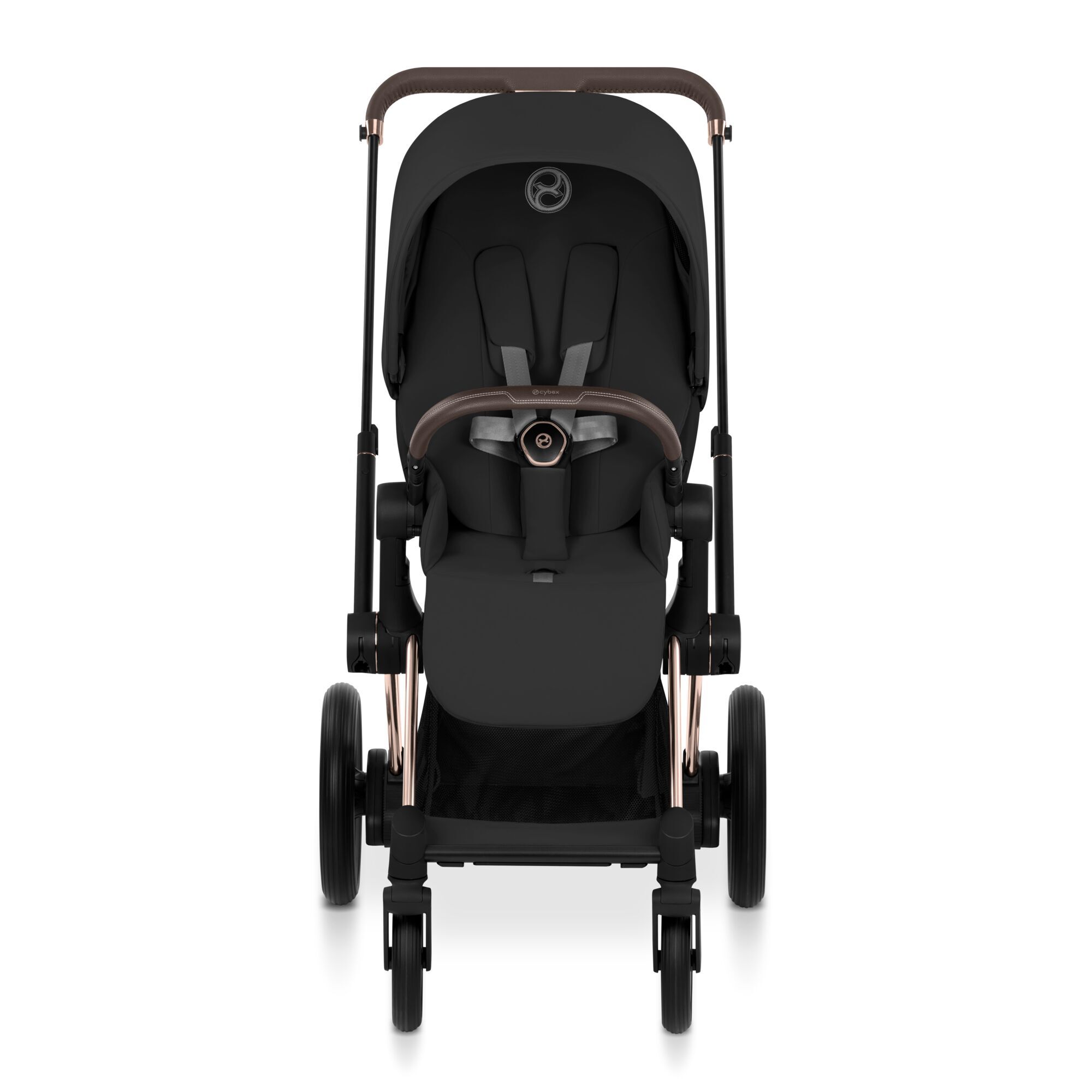 CYBEX e-Priam - Sepia Black (Rosegold Frame) in Sepia Black (Rosegold Frame) large-cybex-us image number 5