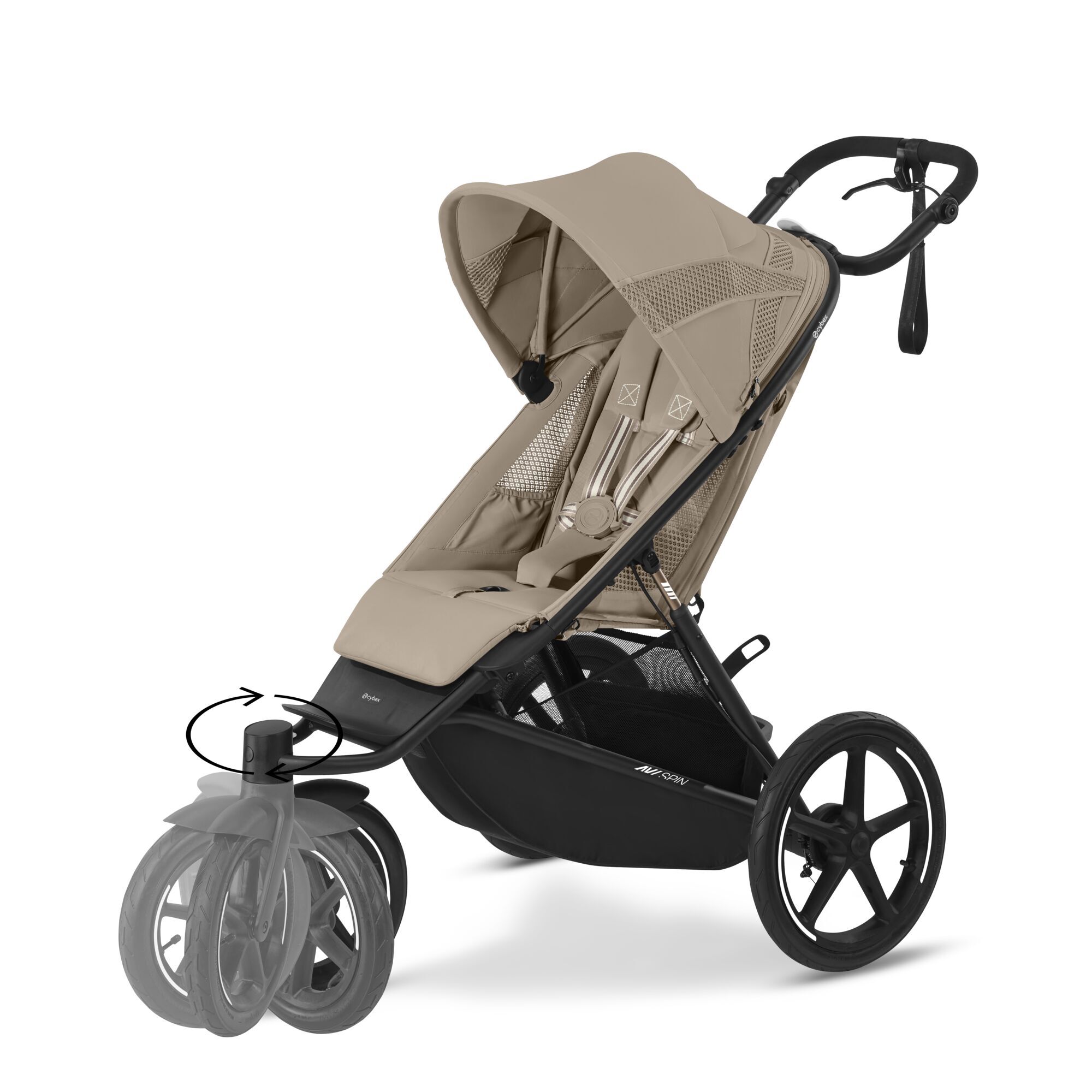 CYBEX Avi Spin - Almond Beige in Almond Beige large-cybex-gb image number 2 Small