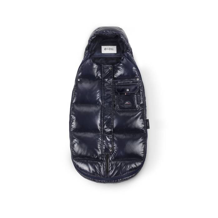 CYBEX Platinum Winter Footmuff Mini - Nautical Blue in Nautical Blue image number 2 CYBEX Platinum Winter Footmuff Mini - Nautical Blue in Nautical Blue large-cybex-neu image number 2