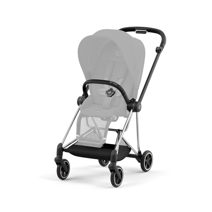 CYBEX Mios Frame - Chrome With Black Details in Chrome With Black Details large image number 2