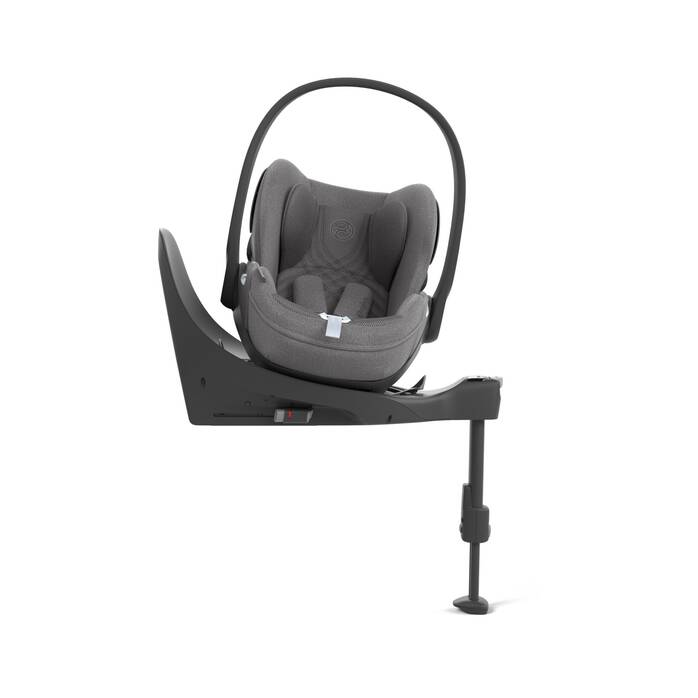 Image shows the combination of several products, sold separately. image number 5 CYBEX Cloud T i-Size - Mirage Grey (Plus) in Mirage Grey (Plus) large-cybex-cn image number 5