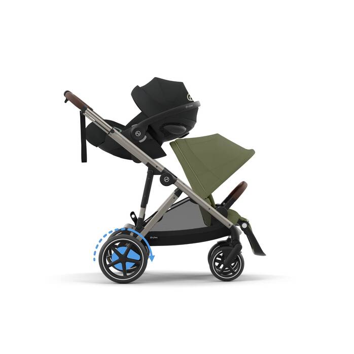 Die Abbildung zeigt die Kombination mehrerer Produkte, die separat verkauft werden. Bild 5 CYBEX e-Gazelle S - Moss Green (Taupe Frame) in Moss Green (Taupe Frame) large-cybex-neu Bild 5