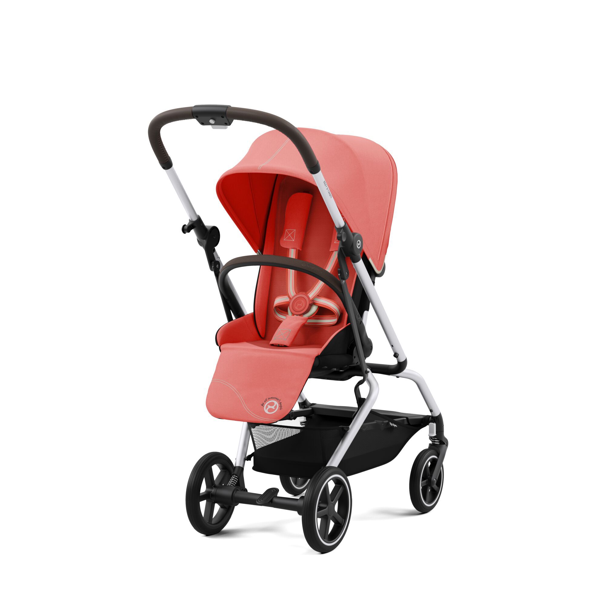 CYBEX Eezy S Twist+2 2023 - Hibiscus Red in Hibiscus Red (Silver Frame) large-cybex-neu image number 1 Small