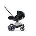 CYBEX e-Priam Frame - Chrome With Brown Details in Chrome With Brown Details large-cybex-us image number 5 Small