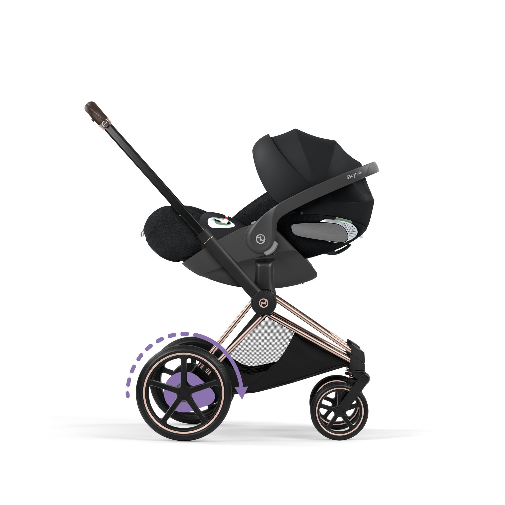 CYBEX e-Priam Frame - Style Collection - Rosegold in Rosegold large-cybex-jp 画像番号 5