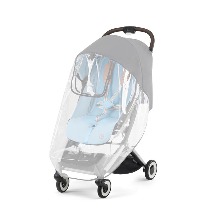CYBEX Orfeo Rain Cover - Transparent in Transparent large image number 2