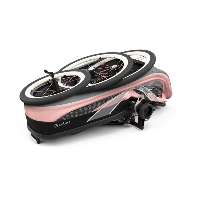 CYBEX Chassis Zeno – Preto com detalhes cor-de-rosa in Preto com detalhes em rosa large número da imagem 6