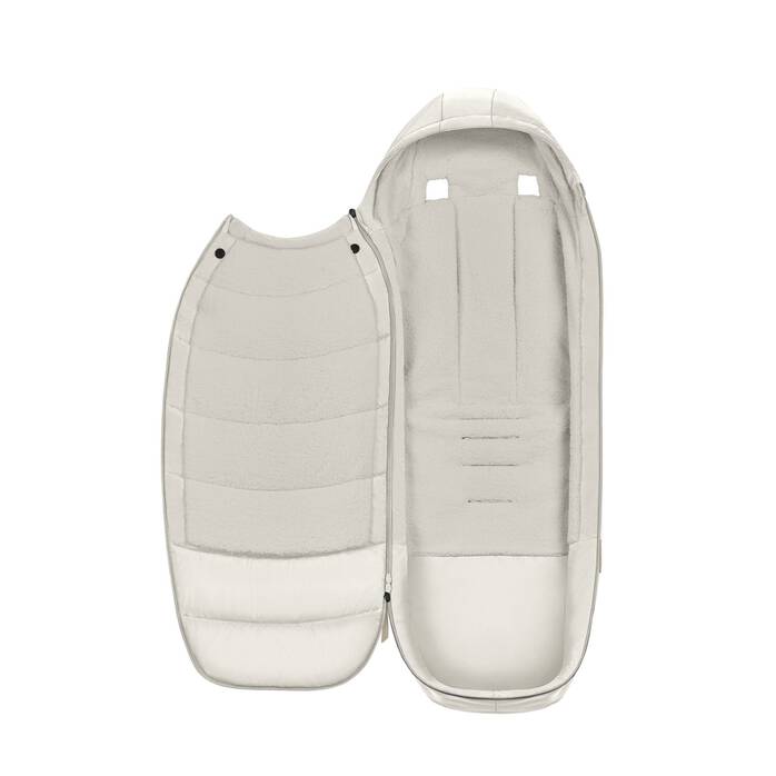 CYBEX Platinum Footmuff - Off White in Off White Bild 3 CYBEX Platinum Footmuff - Off White in Off White large-cybex-neu Bild 3