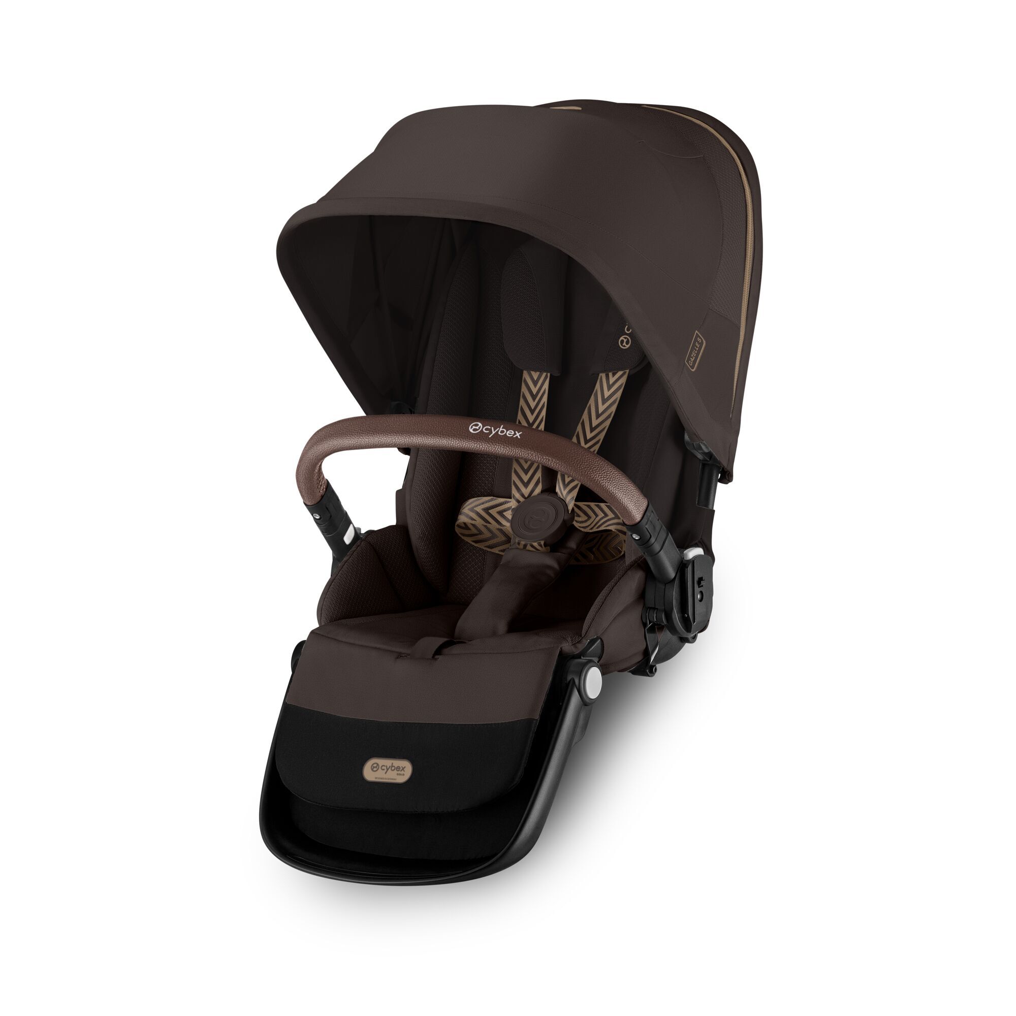 CYBEX Gazelle S Seat Unit - Chocolate Brown (Taupe Frame) in Chocolate Brown (Taupe Frame) large-cybex-us image number 1
